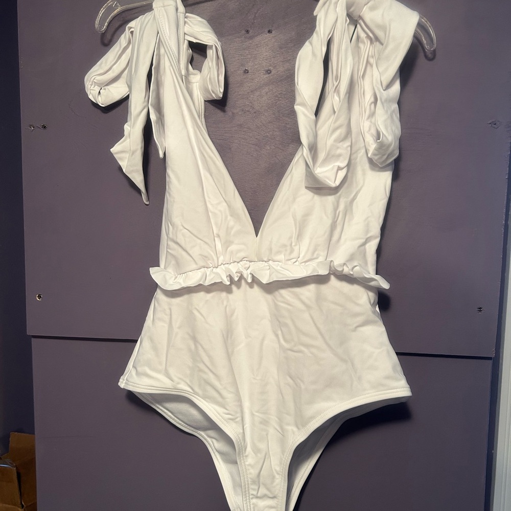 Unique Vintage bow tie swim suit nwt